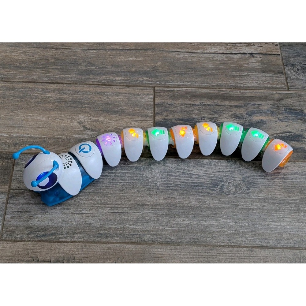 Fisher Price Think & Learn Code A Pillar Caterpillar Head w/ 8 Segments- Working